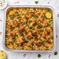 Tray Of Chicken Dum Biriyani