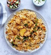 Tray Of Boneless Chicken Dum Biriyani