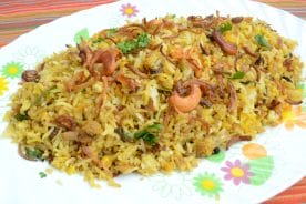 Tray Of Vegetable Dum Biriyani